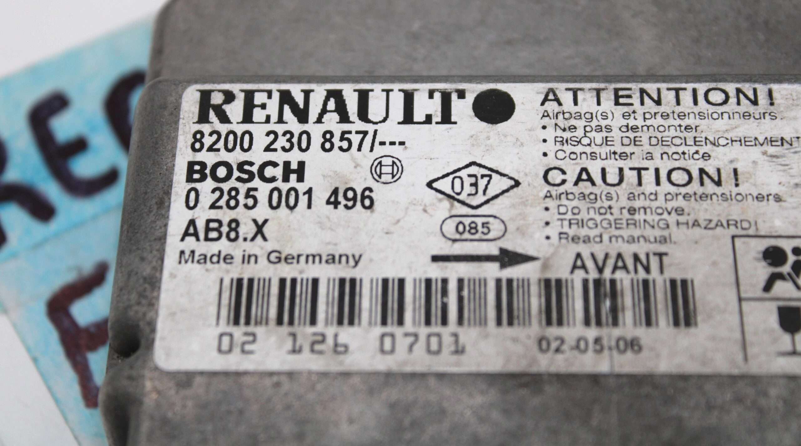 Centralita Airbag Renault Clio - foto 2