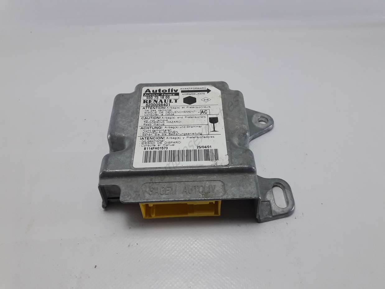 Centralita Airbag Renault Kangoo 8200098401 AC AUTOLIV 550751800 550 75 18 00 - foto 1