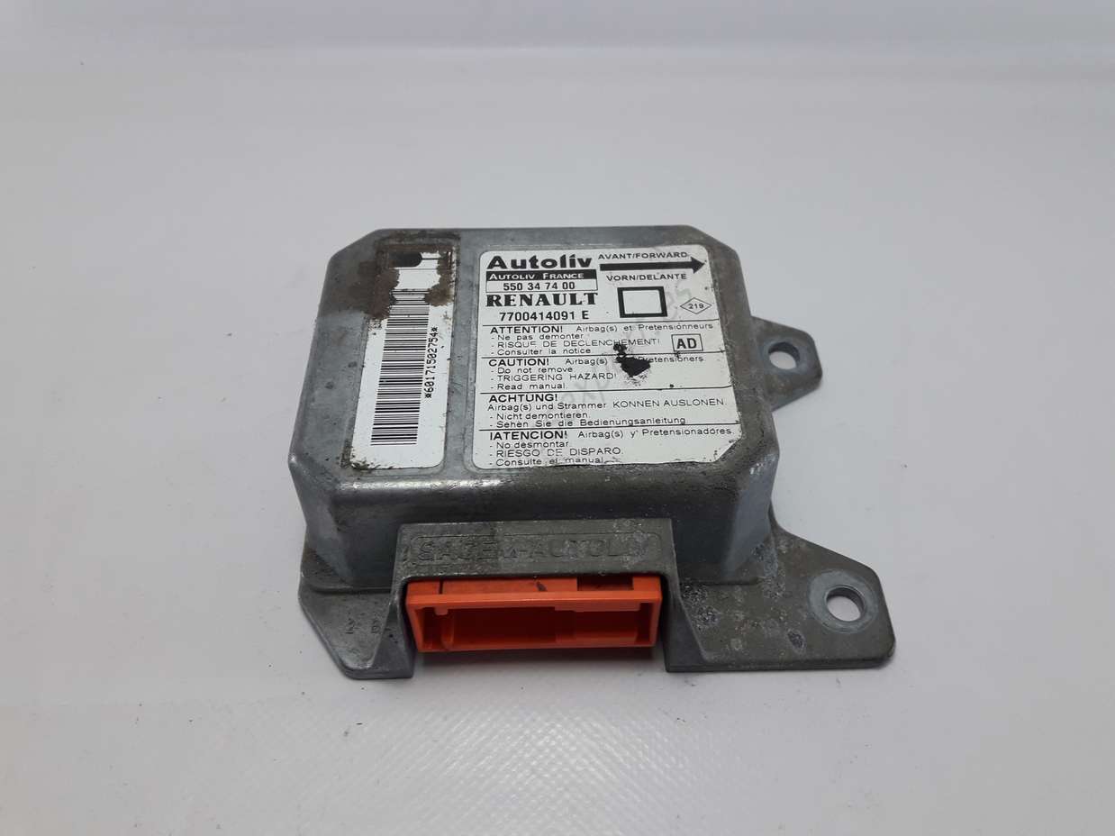 Centralita Airbag Renault Megane 7700414091E 7700414091 E Autoliv 550347400 550 34 74 00 AD - foto 1