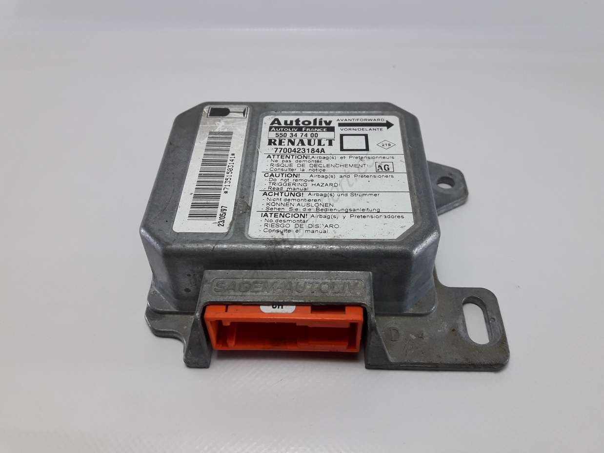 Centralita Airbag Renault Megane 7700423184A AG AUTOLIV 550347400 550 34 74 00 - foto 1