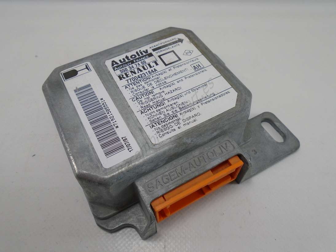Centralita Airbag Renault Megane 7700423184A AH AUTOLIV 550347400 550 34 74 00 - foto 1