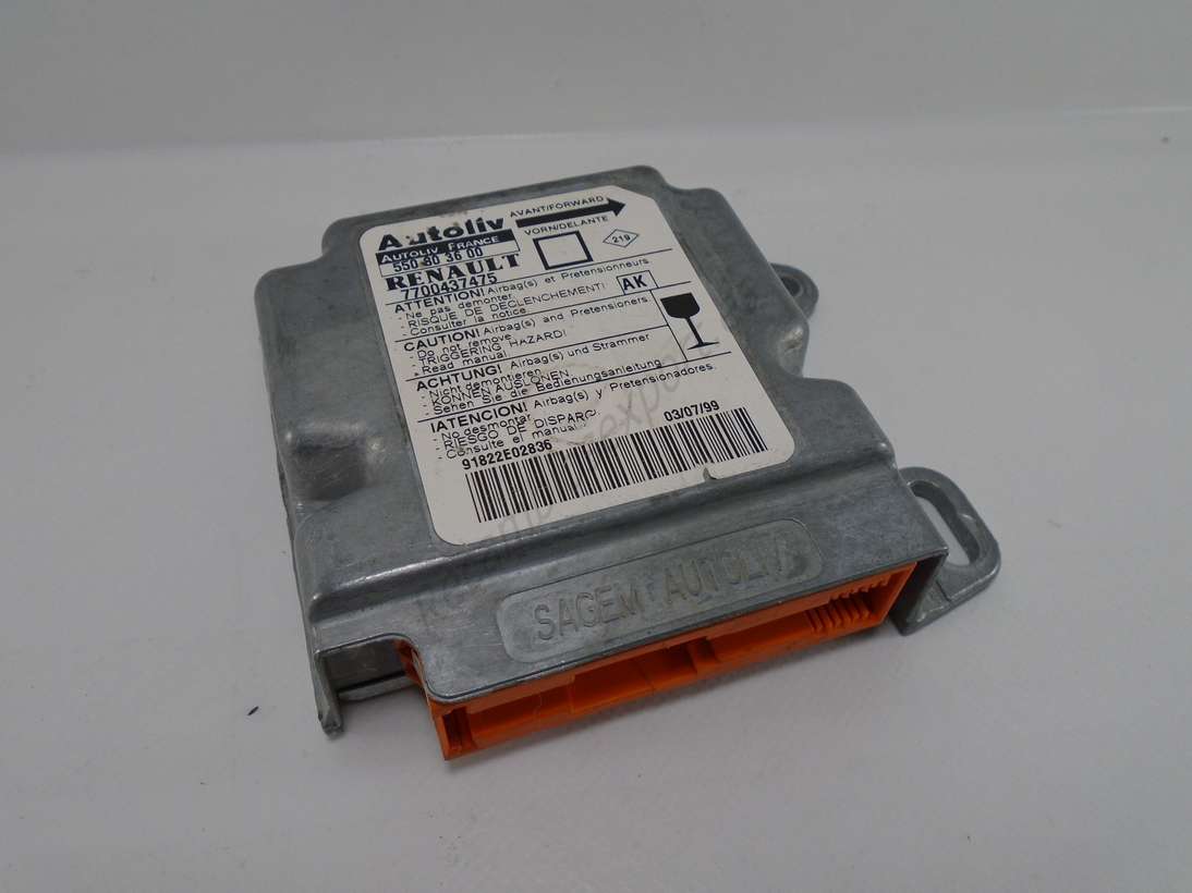 Centralita Airbag Renault Megane 7700437475 AUTOLIV 550803600 550 80 36 00 AK - foto 1