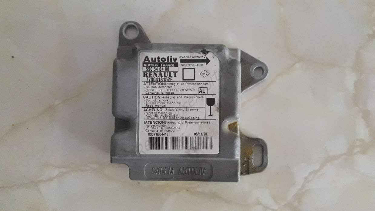 Centralita Airbag Renault Megane Scenic 7700418152F AL Autoliv 550548400 550 54 84 00 - foto 1