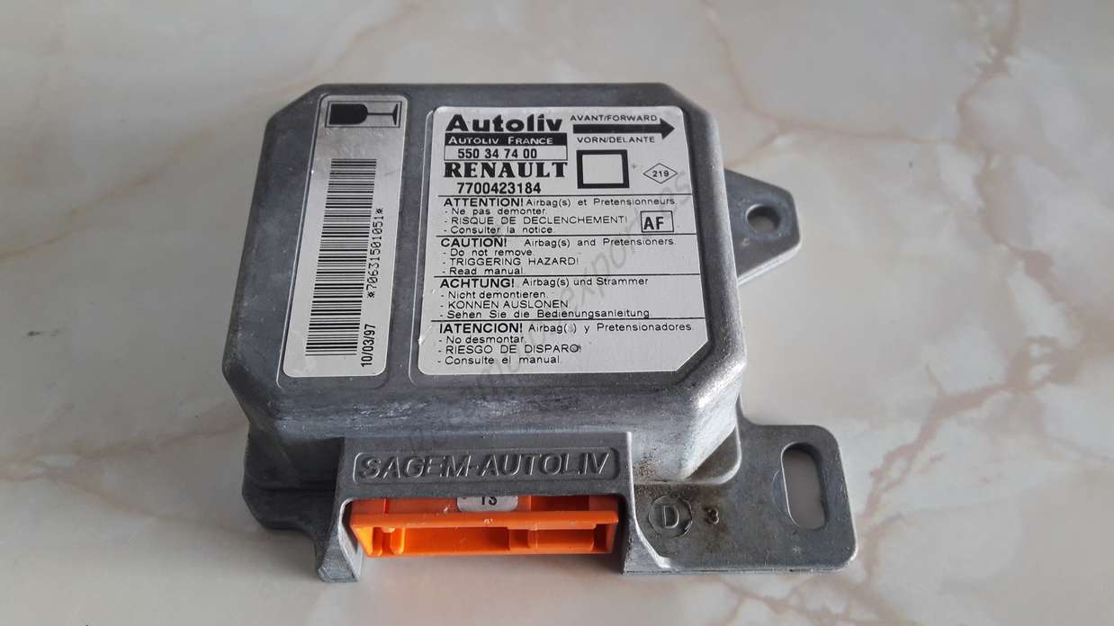 Centralita Airbag Renault Megane Scenic 7700423184 AF Autoliv 550347400 550 34 74 00 - foto 1