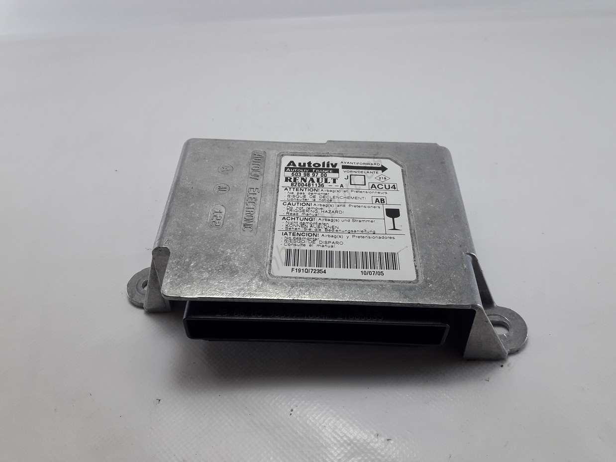 Centralita Airbag Renault Scenic 8200481136A 8200481136 A 603989700 603 989 700 ACU4 AB - foto 1