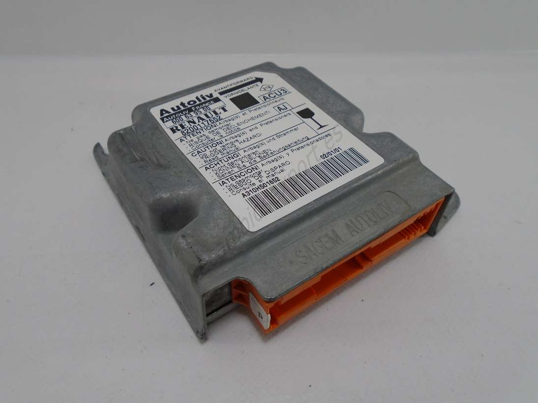 Centralita Airbag Renault Scenic I AJ 8200117652 8200 117 652 AUTOLIV 600 63 95 00 600639500 - foto 1