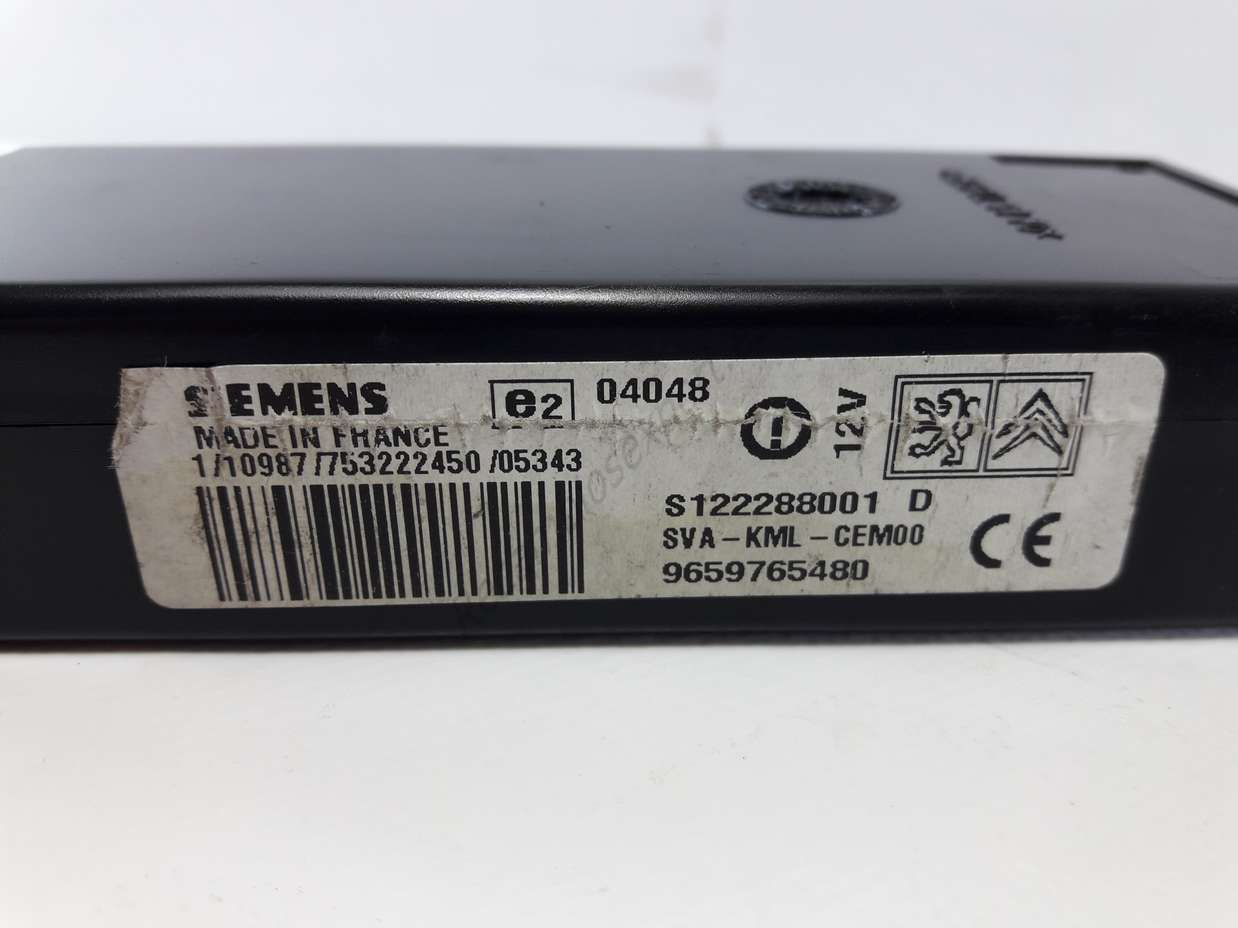 Centralita Bluetooth Peugeot 407 307 SIEMENS S122288001D S122288001D 9659765480 - foto 2