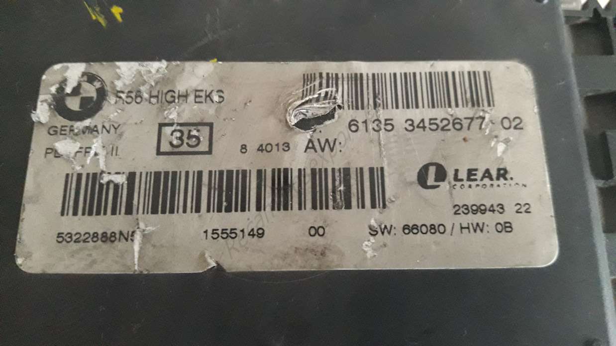 Centralita Confort BMW Mini Cooper 61353452677 61353452677 02 6135345267702 - foto 2