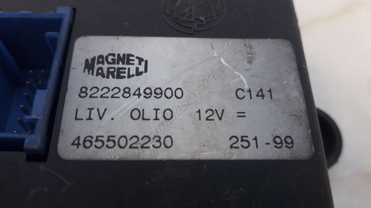 Centralita Confort Fiat Bravo Brava  465502230 Magneti Marelli 8222849900 - foto 2