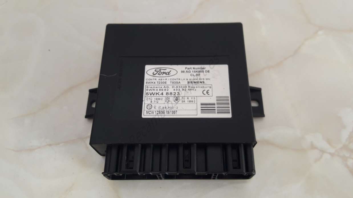 Centralita Confort Ford Focus Mondeo 98AG15K600DE 98 AG 15K600 DE 98AG15K600DECLRF Siemens 5WK48823 5WK4 8823 5WK47230E 5WK4 7230E - foto 1