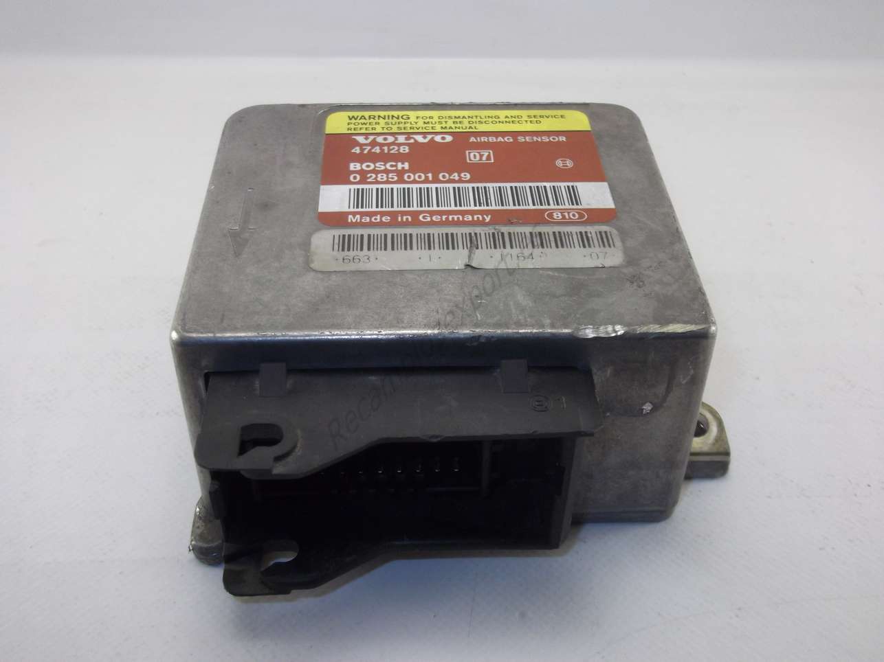 Centralita Crash Sensor Airbag Volvo 474128 BOSCH 0285001049 0 285 001 049 - foto 1