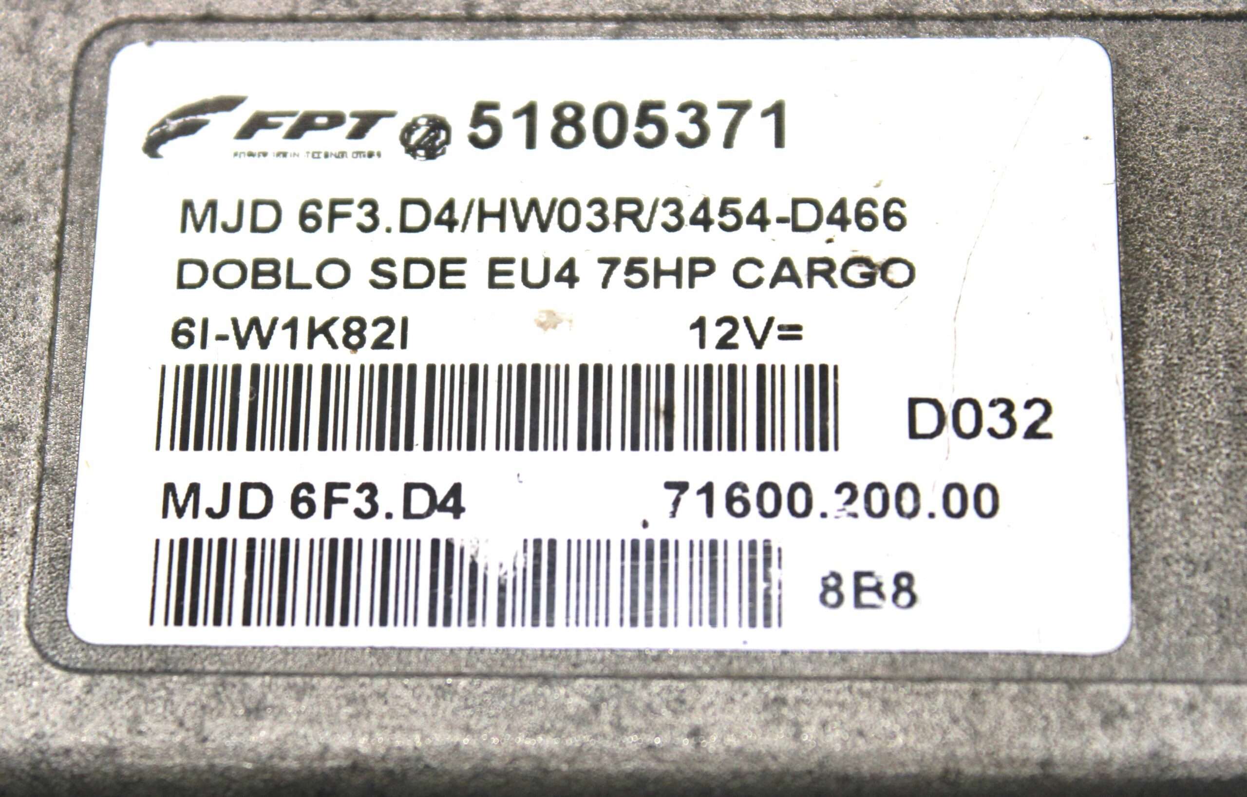 Centralita Motor Fiat Doblo - foto 2