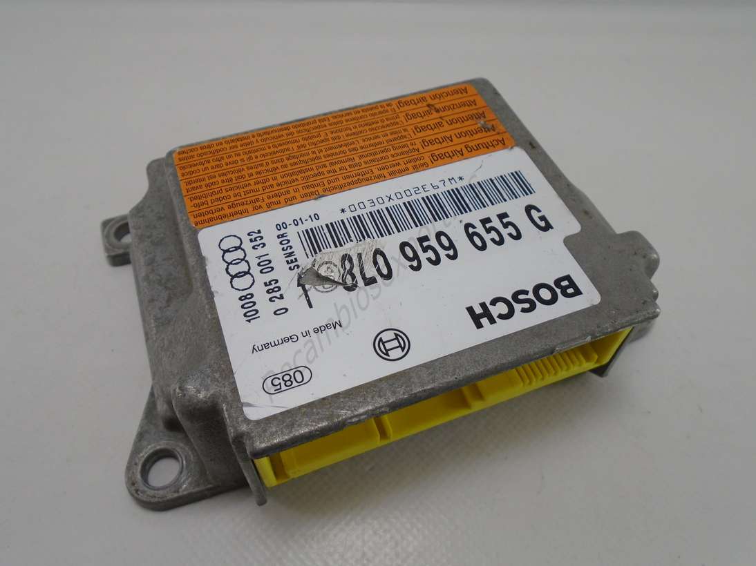 Centralita airbag Audi A3 0285001352 0 285 001 352 8L0959655G 8L0 959 655 G Bosch - foto 1