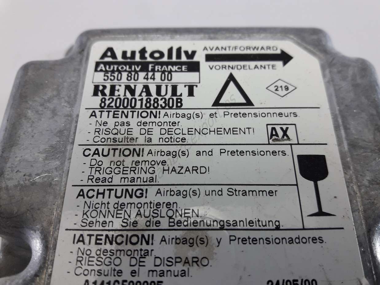 Centralita airbag Renault Laguna (AX) 8200018830B AUTOLIV 550804400 550 80 44 00 - foto 2
