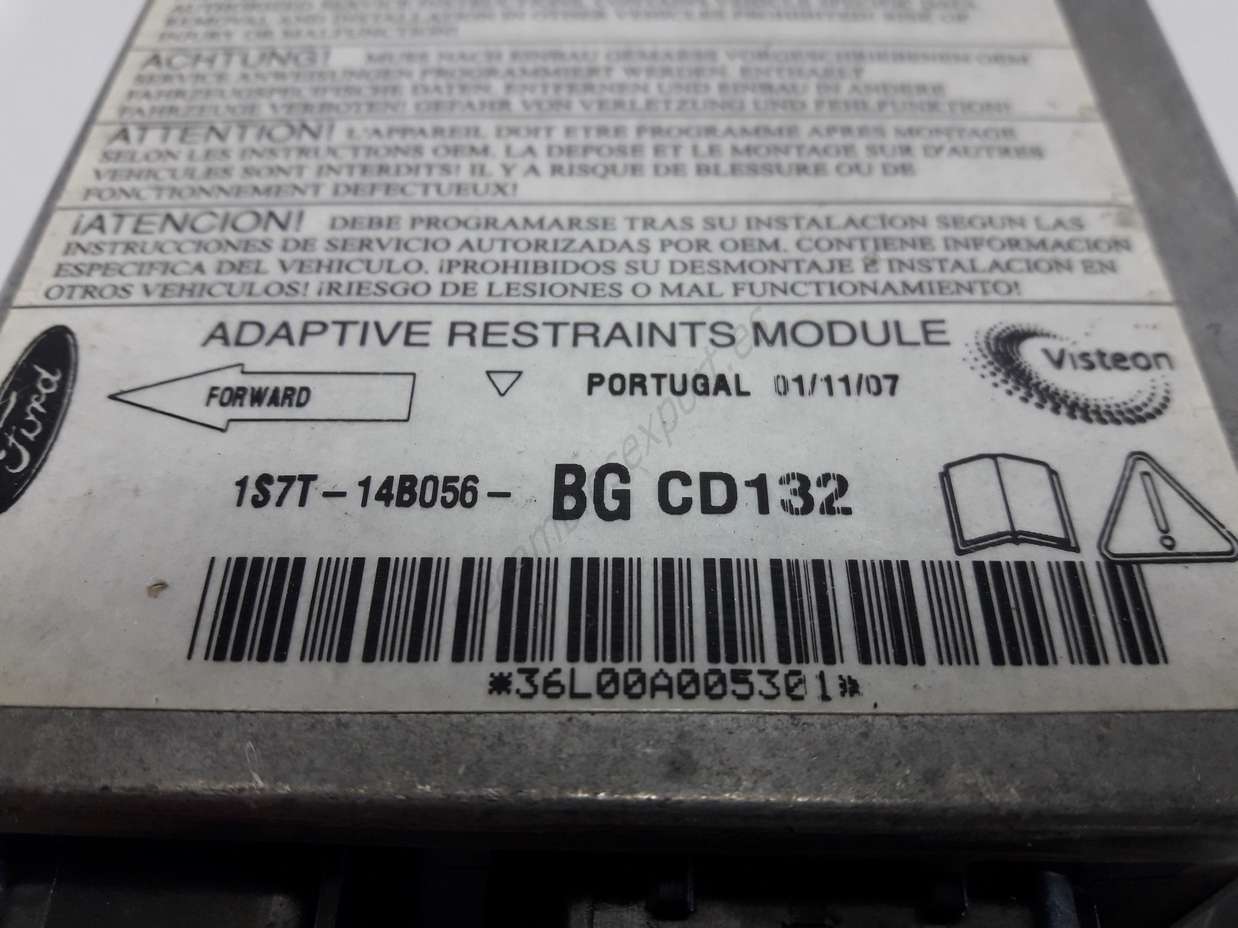 Centralita airbag Ford mondeo berlina trend 1s7t14b056bg 1s7t-14b056-bg cd132 - foto 2