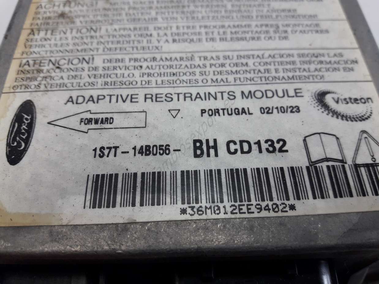 Centralita airbag Ford mondeo berlina trend 1s7t14b056bh 1s7t-14b056-bh cd132 - foto 2