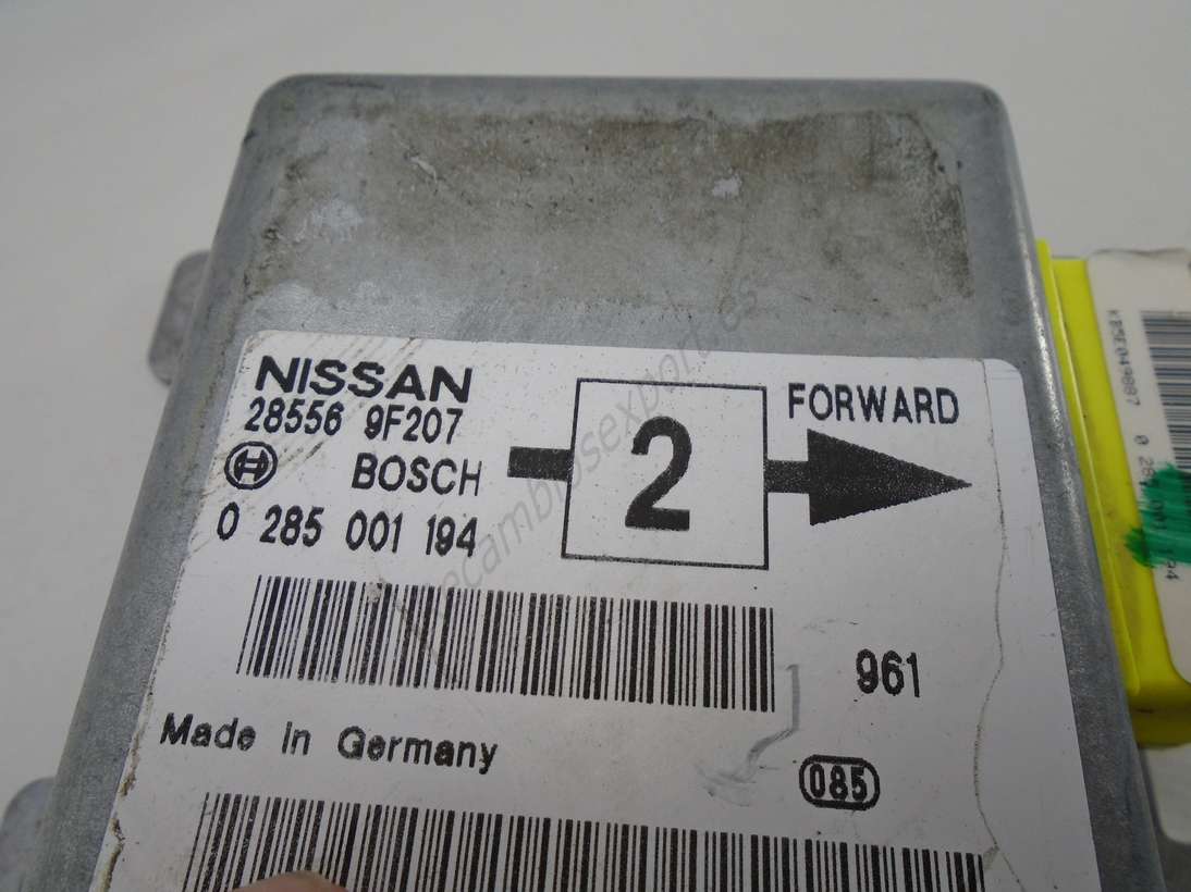 Centralita airbag Nissan Primera 285569F207 28556 9F207 Bosch 0285001194 0 285 001 194 - foto 2