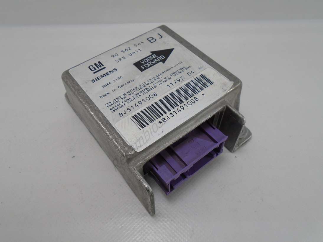 Centralita airbag Opel Astra 90 562 544 BJ 90562544BJ 90562544 BJ Siemens 5WK4113A 5WK4 113A - foto 1
