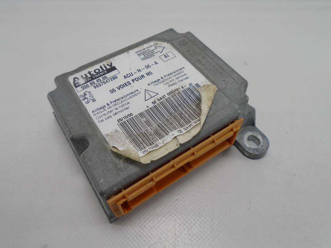 Centralita airbag Peugeot 9637547280 Autoliv 550864500 550 86 45 00 AI - foto 1