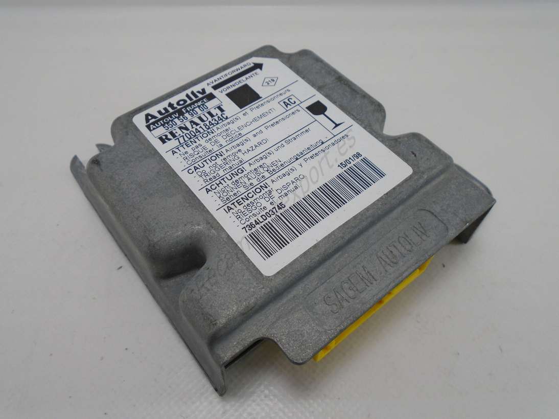 Centralita airbag Renault Scenic 7700418434C Autoliv 550569000 550 56 90 00 - foto 1