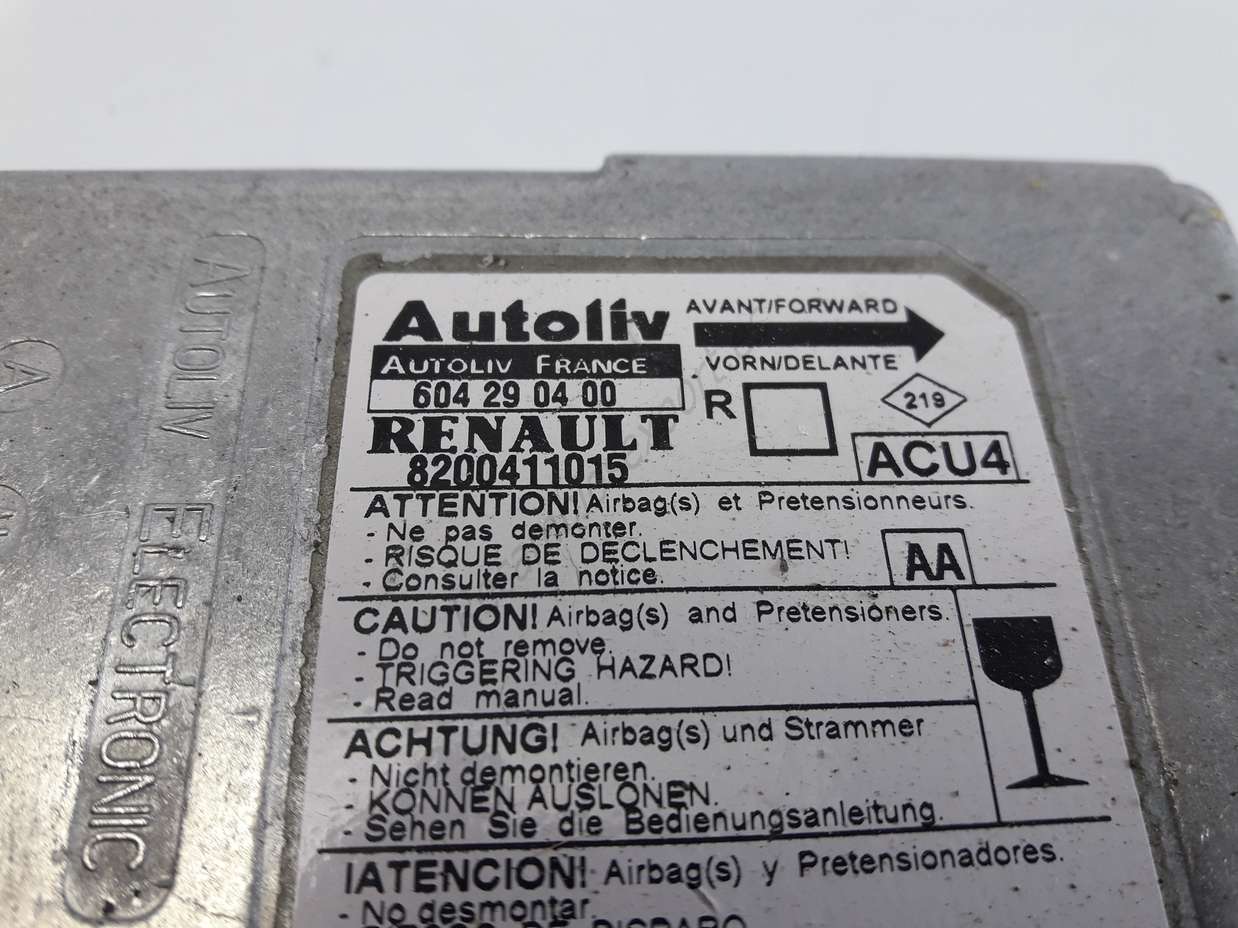 Centralita airbag Renault grand scenic 2003- 2006 8200411015 ACU4 Autoliv 604290400 604 29 04 00 AA - foto 2