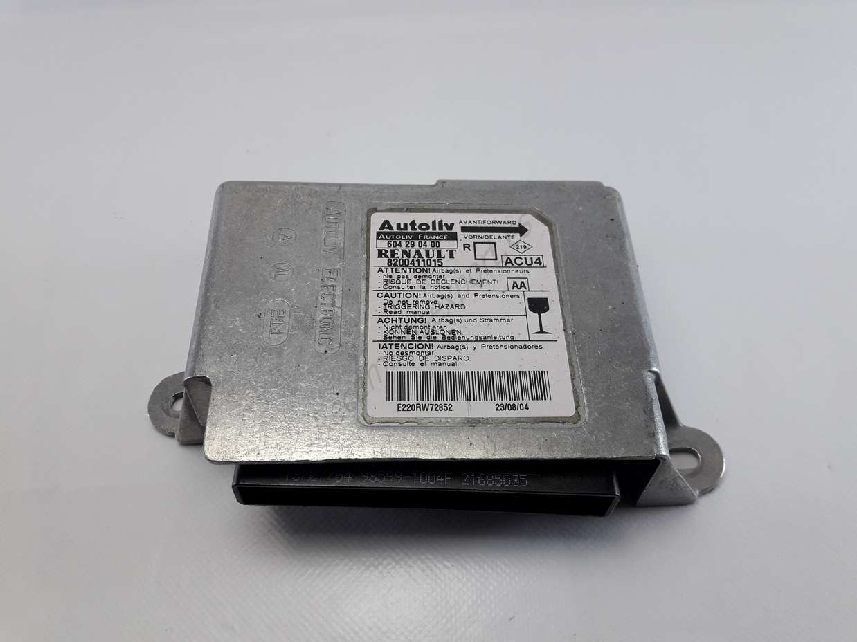 Centralita airbag Renault grand scenic 2003- 2006 8200411015 ACU4 Autoliv 604290400 604 29 04 00 AA - foto 1