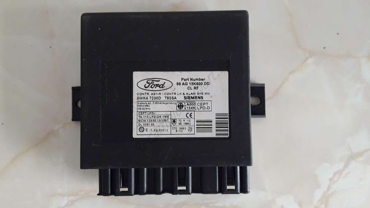 Centralita confort ford 98ag15k600dd 98 ag 15k600 dd siemens 5wk47230d 5wk4 7230d - foto 1