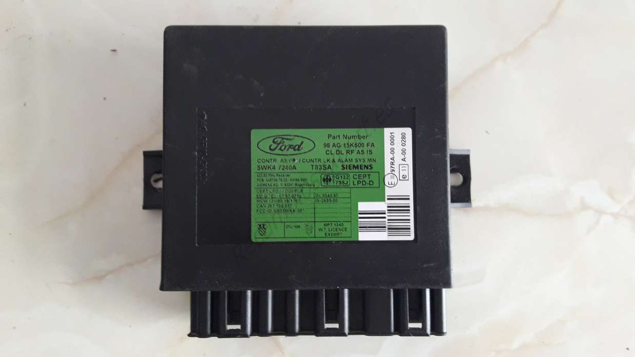 Centralita confort ford focus cougar 98ag15k600fa 98 ag 15k600 fa cl dl rf as is siemens 5wk47240a 5wk4 7240a ( - foto 1