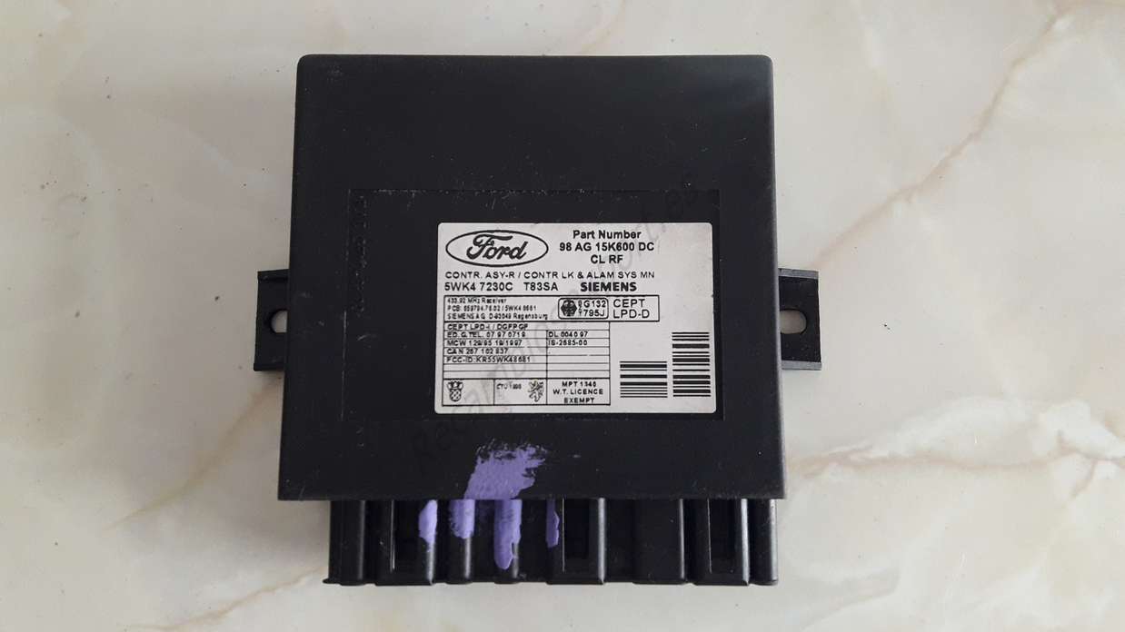 Centralita confort ford focus mondeo 98ag15k600dc 98 ag 15k600 dc cl rf 5wk4 7230c 5wk47230c - foto 1