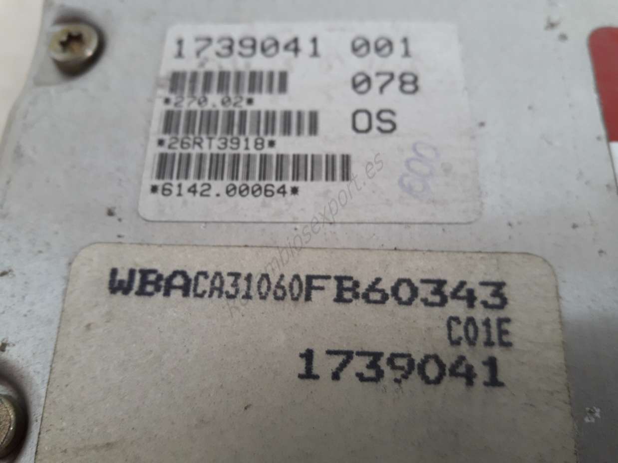 Centralita de Motor BMW E36 1739041001 1739041 001 BOSCH 0261200520 0 261 200 520 - foto 2