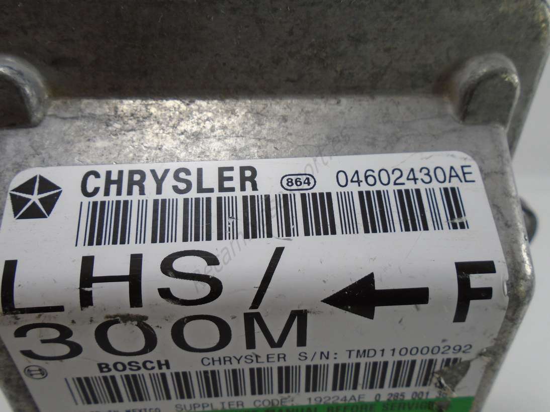 Centralita de airbag Chrysler 300M 04602430AE - foto 2