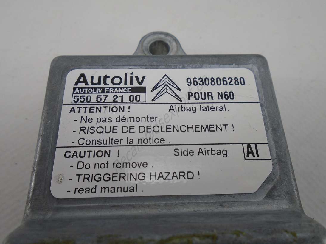 Centralita de airbag Citroen Xsara AI 9630806280 Autoliv 550572100 550 57 21 00 - foto 2