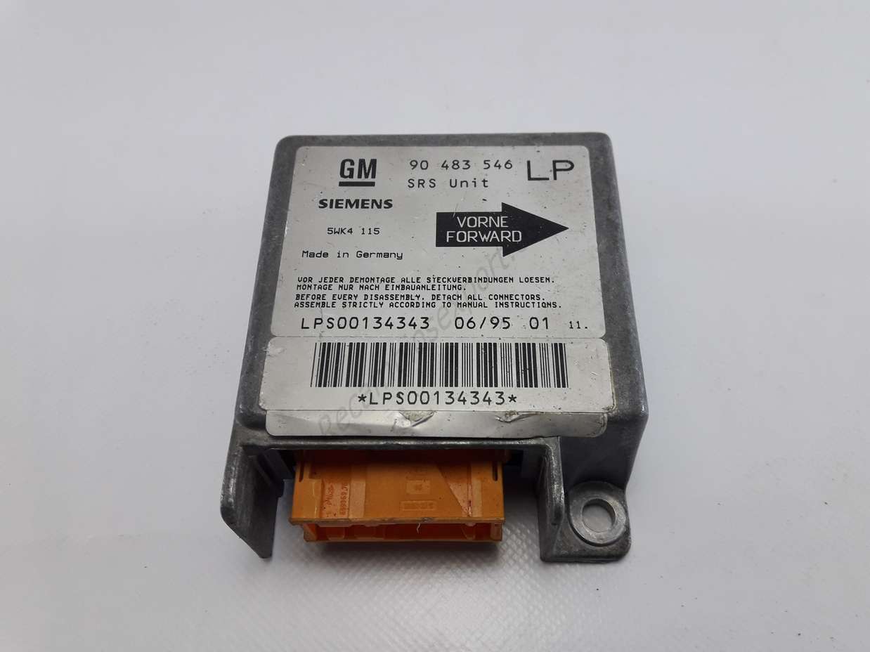 Centralita de airbag Opel Tigra  90483546LP 90 483 546 LP Siemens  5wk4115 5wk4 115 - foto 1