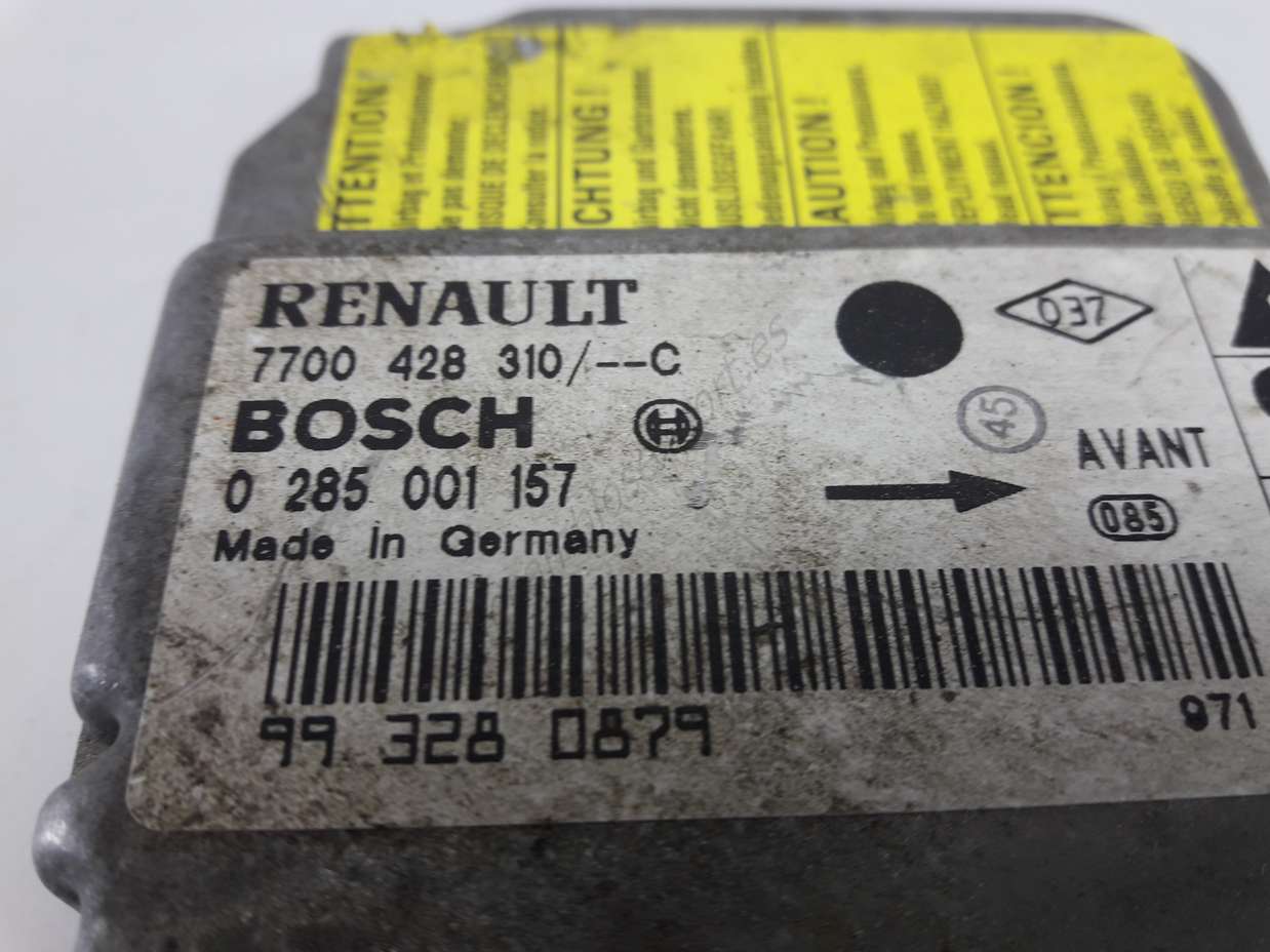 Centralita de airbag Renault Clio 7700428310C 7700428310 C 7700428310--C 7700428310--C BOSCH 0285001157 0 285 001 157 - foto 2