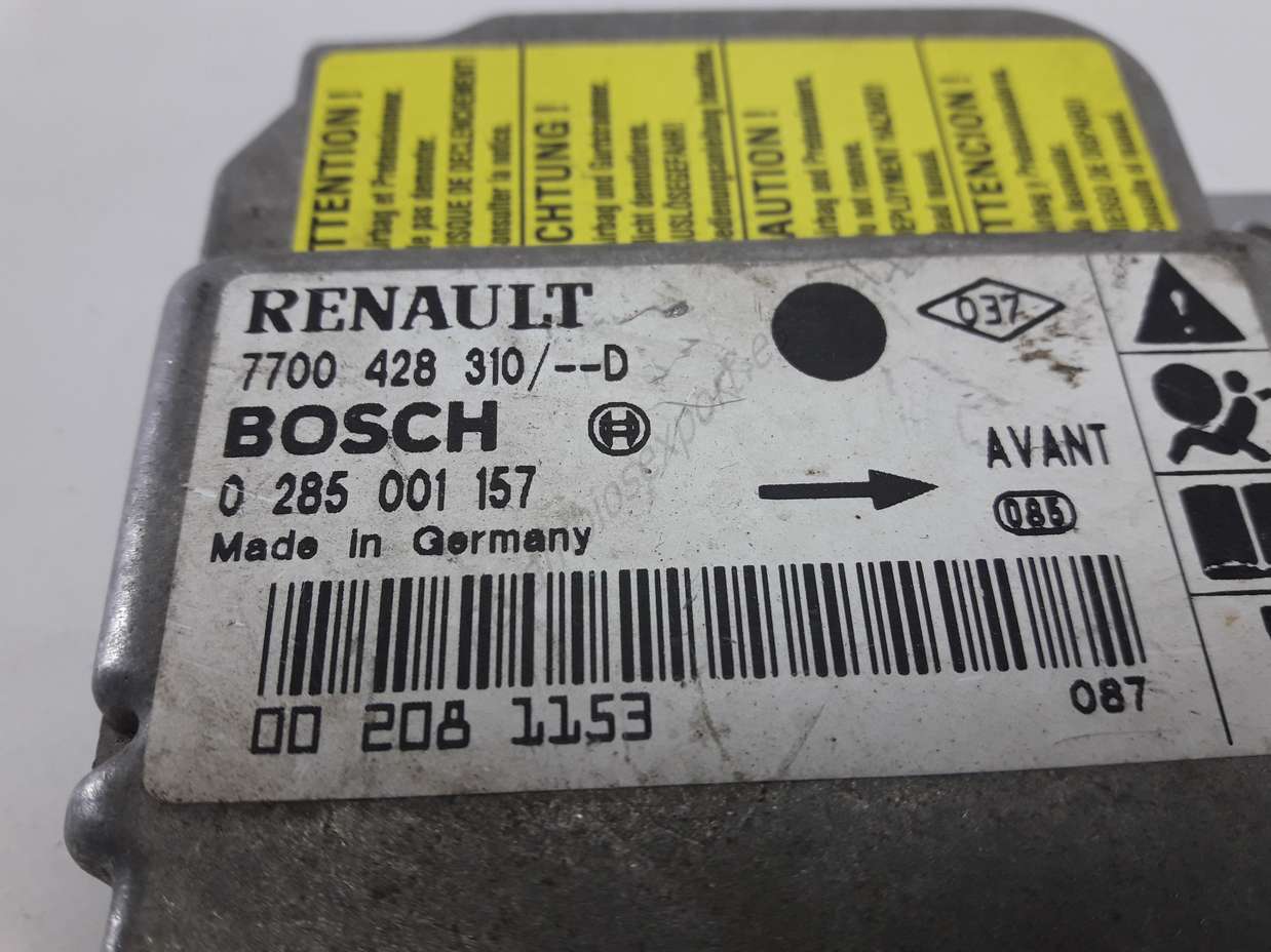 Centralita de airbag Renault Clio 7700428310D 7700428310 D 7700428310--D 7700428310--D BOSCH 0285001157 0 285 001 157 - foto 2