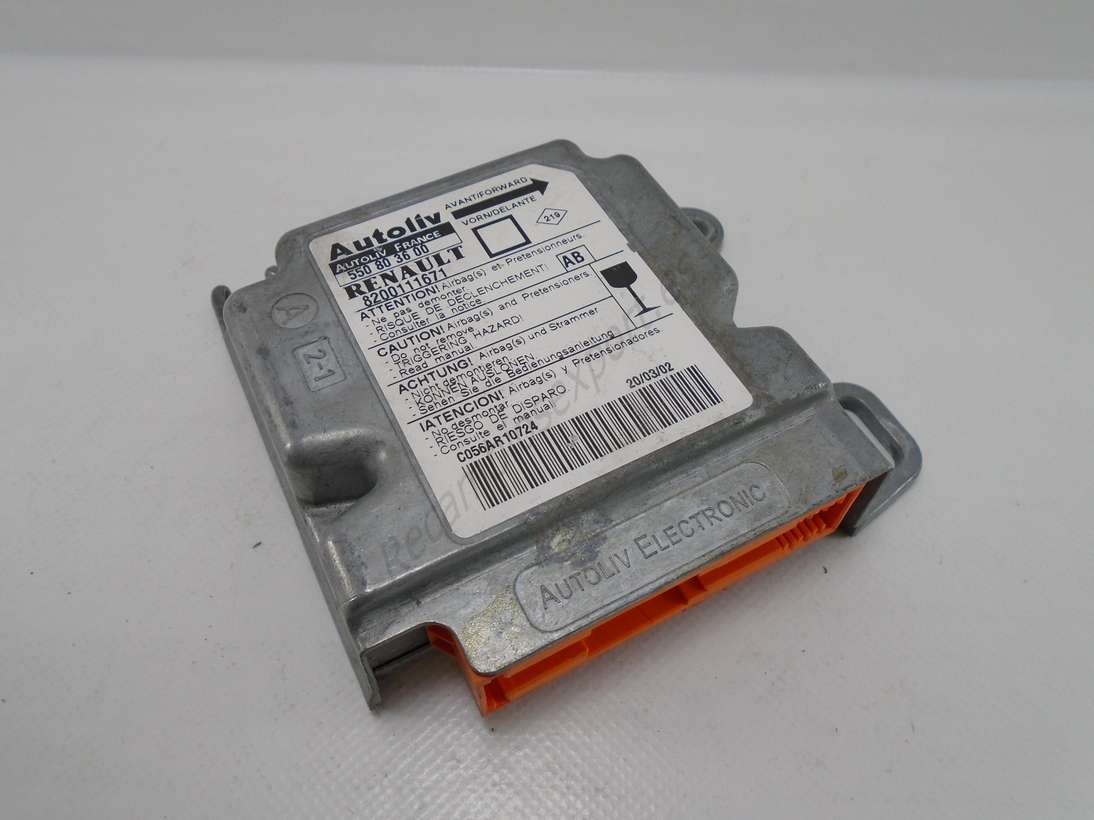 Centralita de airbag Renault Megane 8200111671 Autoliv 550803600 550 80 36 00 AB - foto 1