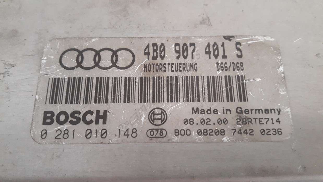 Centralita de motor Audi A6 4B0907401S 4B0 907 401 S Bosch 0281010148 0 281 010 148 - foto 2