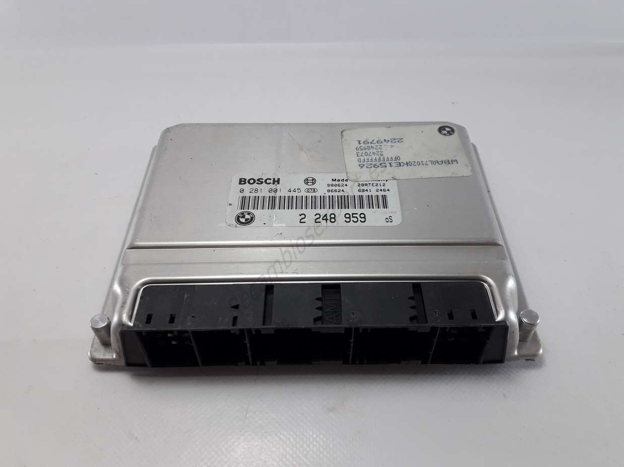 Centralita de motor BMW 2248959 2 248 959 BOSCH 0281001445 0 281 001 445 - foto 1