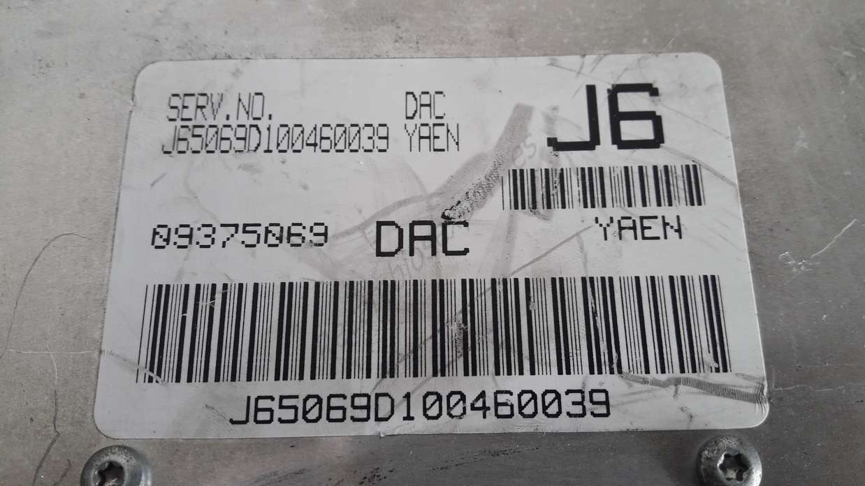 Centralita de motor Daewoo Nubira 09375069 DAC YAEN J6 - foto 2