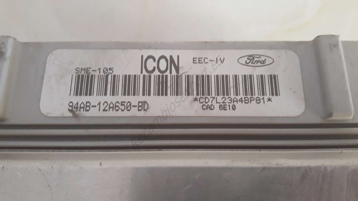 Centralita de motor Ford Escort  94AB12A650BD 94AB-12A650-BD ICON - foto 2