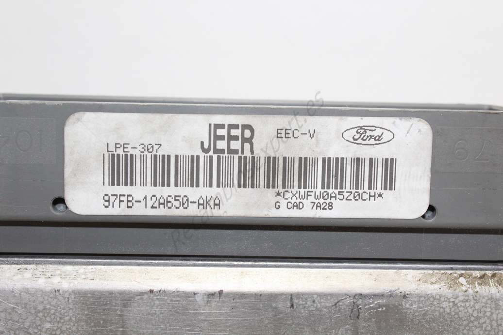 Centralita de motor Ford Fiesta 97FB12A650AKA 97FB-12A650-AKA JEER - foto 2