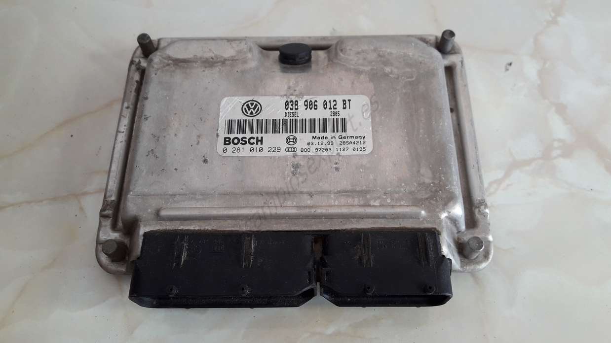 Centralita de motor Grupo VW Audi Seat Skoda 038906012BT 038 906 012 BT BOSCH 0281010229 0 281 010 229 - foto 1