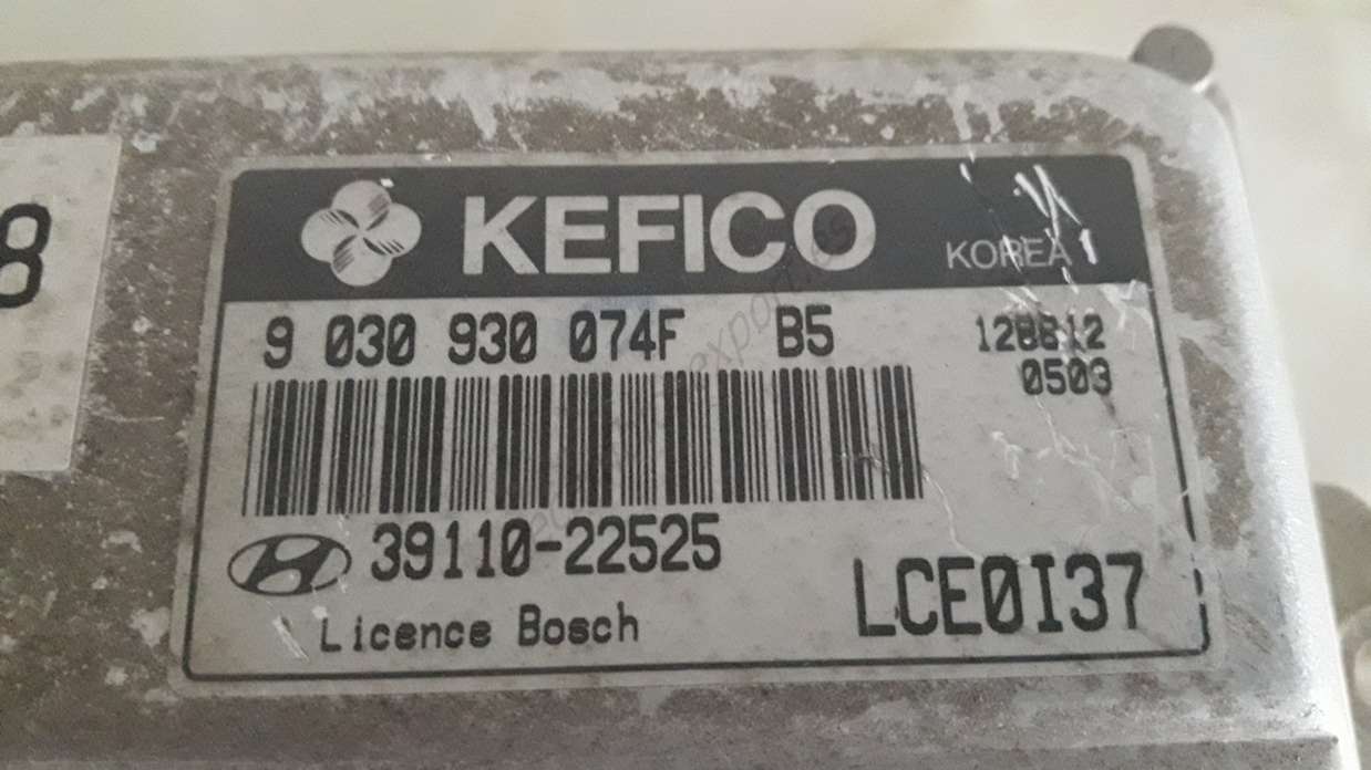 Centralita de motor Hyundai Accent 39110-22525 3911022525 KEFICO 9030930074F 9 030 930 074F LCE0I37 - foto 2
