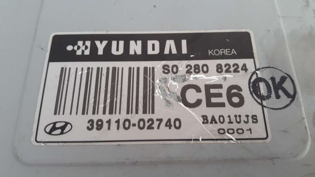 Centralita de motor Hyundai Atos 3911002740 39110-02740 - foto 2