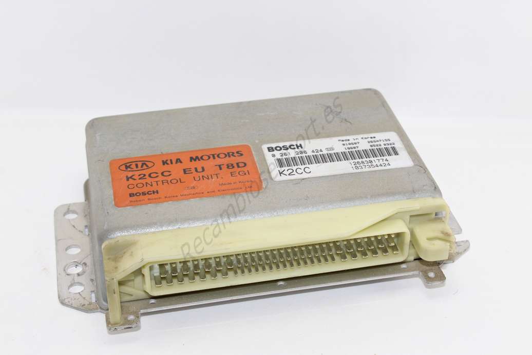 Centralita de motor Kia Carens K2CCEUT8D K2CC EU T8D 1268301774 1037354424 BOSCH 0261206424 0 261 206 424 - foto 1