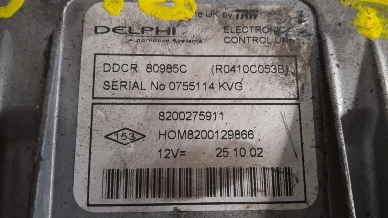 Centralita de motor Nissan Almera  8200275911  HOM8200129866 DELPHI R0410C053B - foto 2