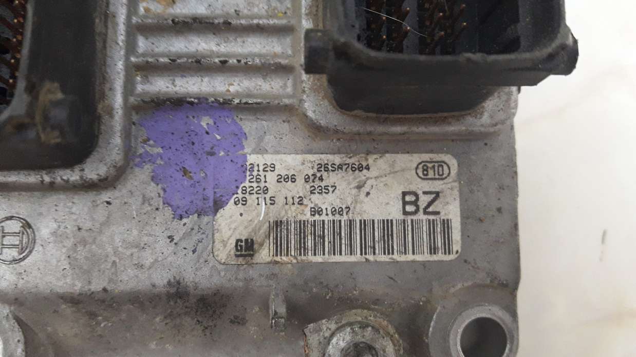 Centralita de motor Opel Corsa 09115112BZ 09115112 BZ 09 115 112 BZ BOSCH 0261206074 0 261 206 074 - foto 2