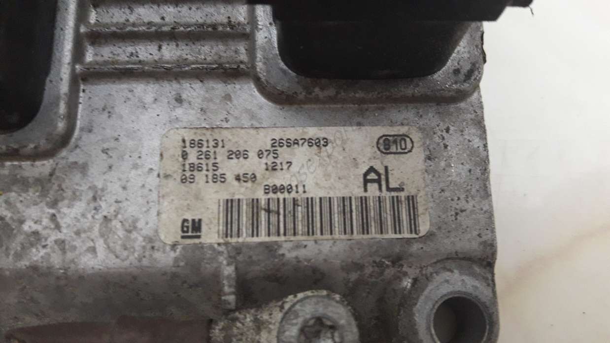 Centralita de motor Opel Corsa Agila Combo 09185450AL 09185450 AL 09 185 450 AL BOSCH 0261206075 0 261 206 075 - foto 2