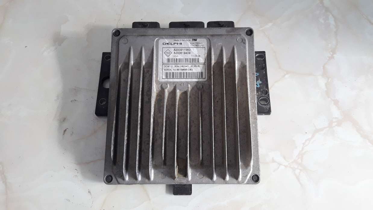 Centralita de motor Renault Kangoo Megane 8200911560 8200619409 Delphi R0410B034C - foto 1