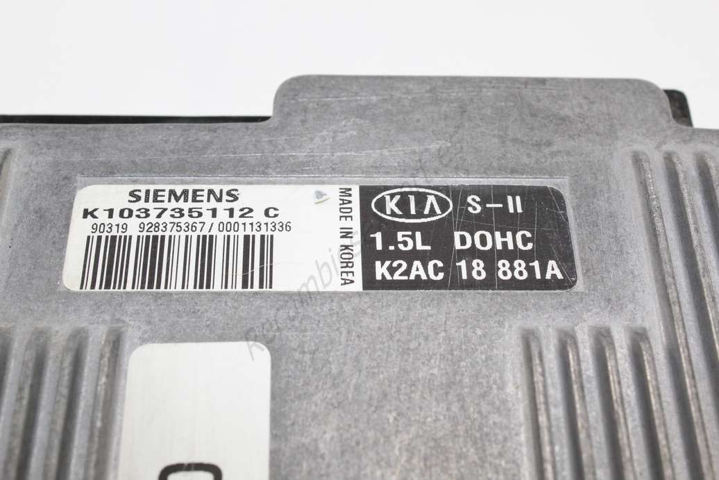 Centralita de motor Kia Shuma K103735112C Siemens K103735112 C K2AC18881A K2AC 18 881A - foto 2